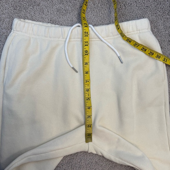 Rag & Bone French Terry Jogger Sweatpants Cream Ivory S - Picture 8 of 9